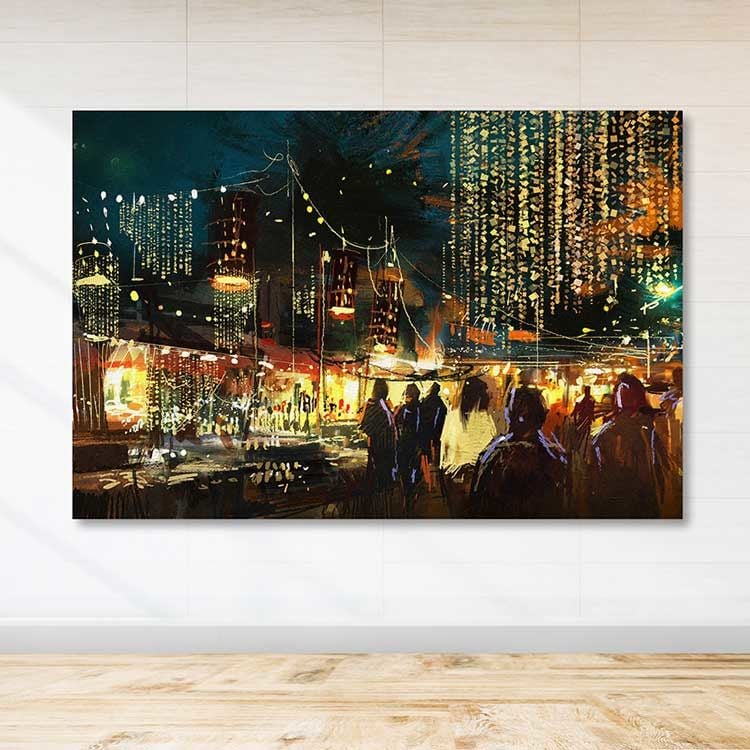 Dev Boyut Kanvas Tablo