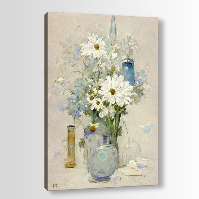 Çiçek Kanvas Tablo 50cm x 70cm