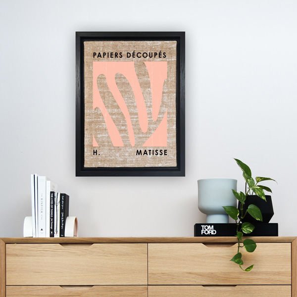 Siyah L Çerçeveli Tablo