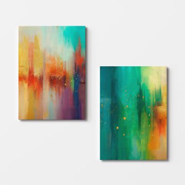 2 Parçalı Kanvas Tablo 50cm x 70cm - 2 Parça