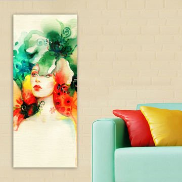 Dikey Kanvas Tablo 40cm x 100cm