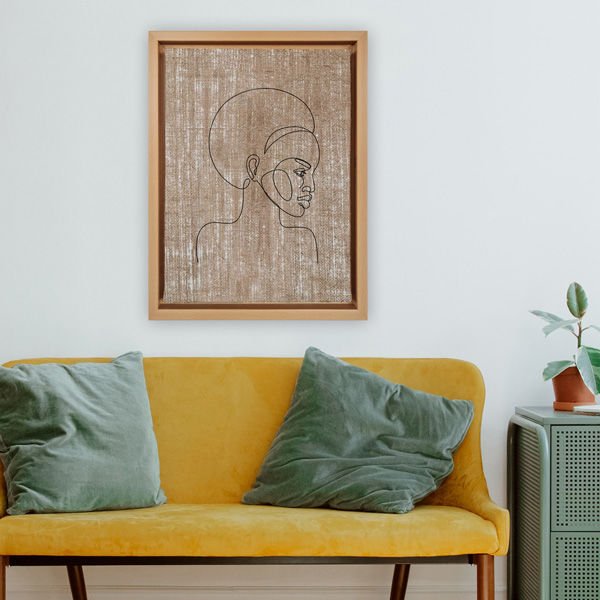 Naturel L Çerçeveli Tablo 36cm x 46cm