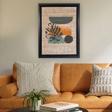 Siyah L Çerçeveli Tablo