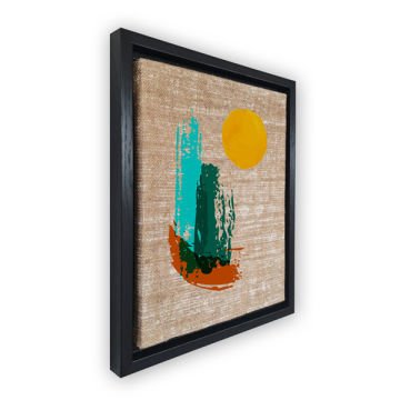 Siyah L Çerçeveli Tablo 66cm x 96cm
