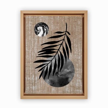 Naturel L Çerçeveli Tablo 96cm x 136cm