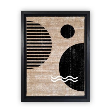 Siyah L Çerçeveli Tablo 66cm x 96cm