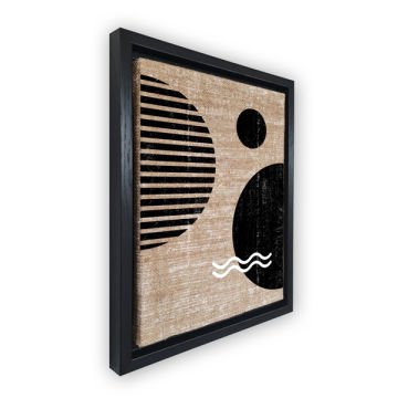 Siyah L Çerçeveli Tablo 66cm x 96cm