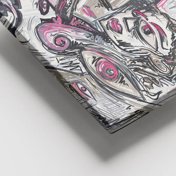 Dev Boyut Kanvas Tablo