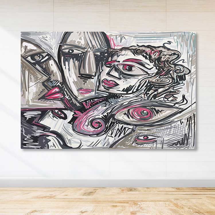 Dev Boyut Kanvas Tablo