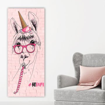 Dikey Kanvas Tablo 60cm x140cm