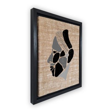 Siyah L Çerçeveli Tablo