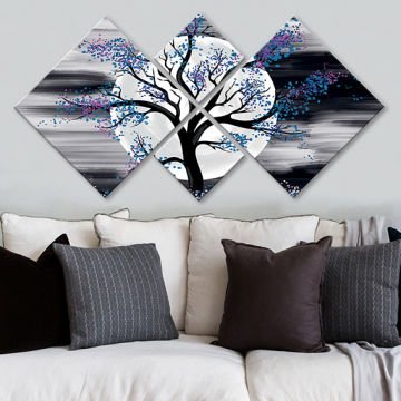 4 Parçalı Mdf Tablo 40cm x 40cm
