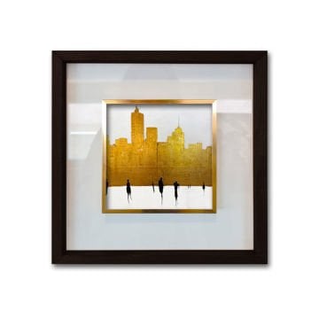 Siyah Çerçeveli Cam Paspartulu Tablo