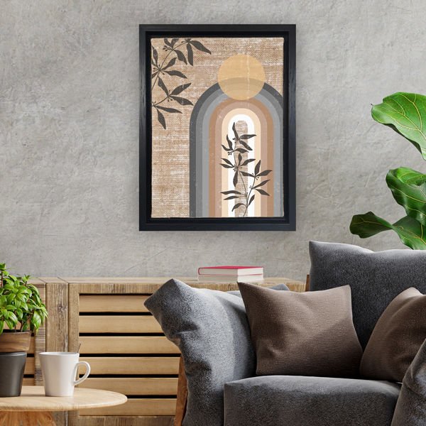 Siyah L Çerçeveli Tablo 66cm x 96cm