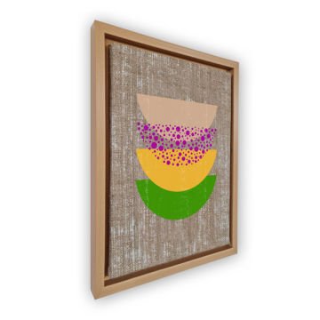 Naturel L Çerçeveli Tablo 96cm x 136cm