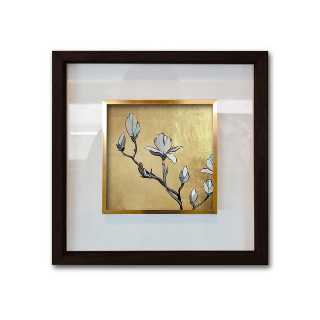 Siyah Çerçeveli Cam Paspartulu Tablo