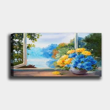 Yatay Kanvas Tablo 60cm x140cm