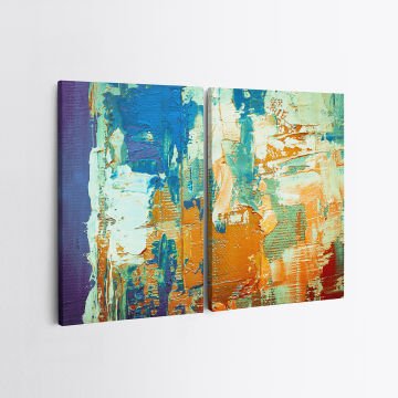 2 Parçalı Kanvas Tablo 50cm x 70cm - 2 Parça