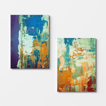 2 Parçalı Kanvas Tablo 50cm x 70cm - 2 Parça