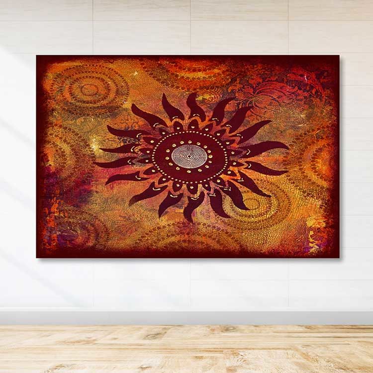 Dev Boyut Kanvas Tablo 100cm x 140cm