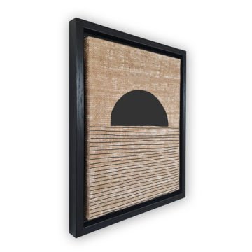 Siyah L Çerçeveli Tablo