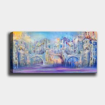 Yatay Kanvas Tablo 60cm x140cm
