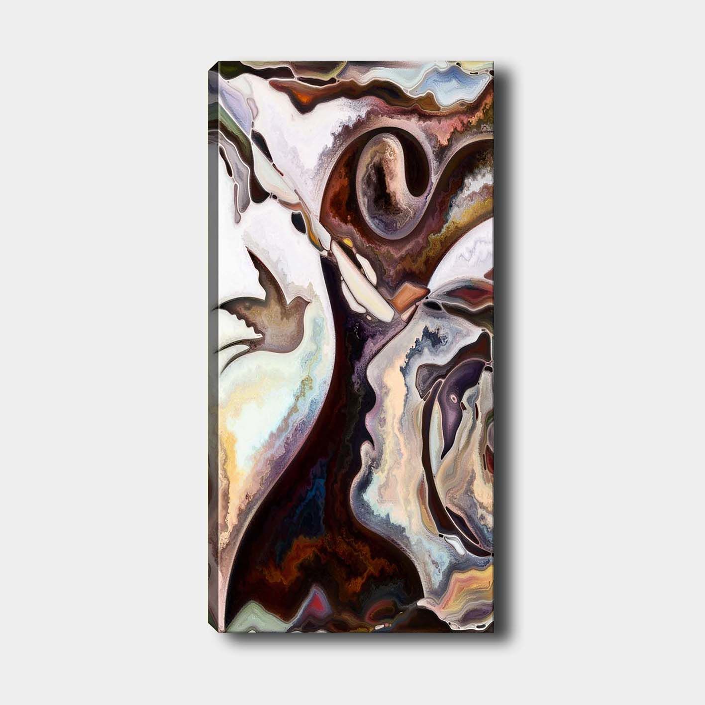 Dikey Kanvas Tablo 40cm x 100cm