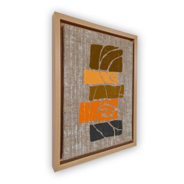 Naturel L Çerçeveli Tablo 96cm x 136cm