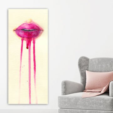 Dikey Kanvas Tablo 30cm x 90cm