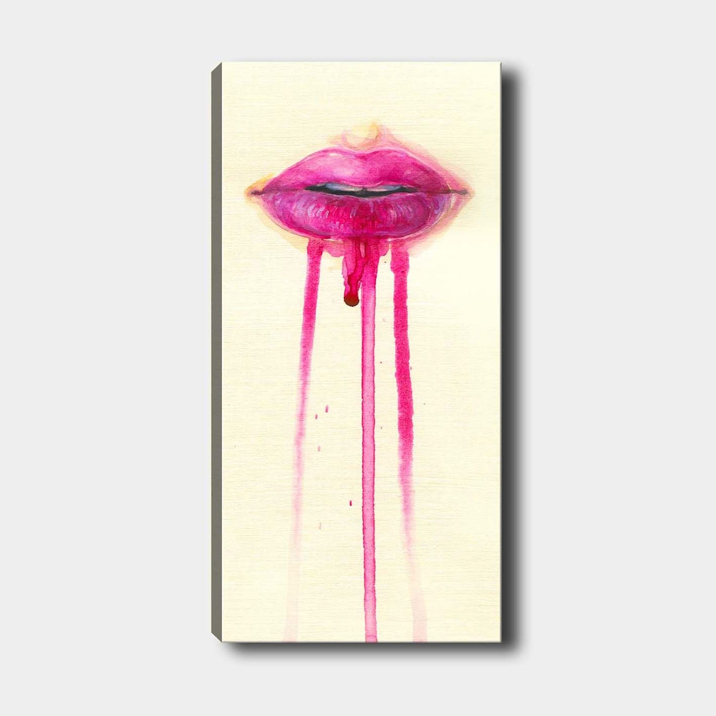 Dikey Kanvas Tablo 30cm x 90cm