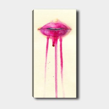 Dikey Kanvas Tablo 30cm x 90cm