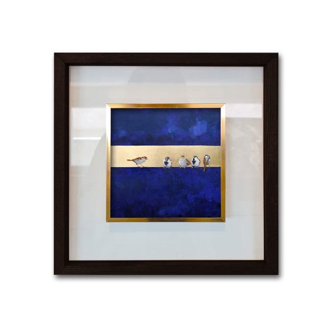 Siyah Çerçeveli Cam Paspartulu Tablo