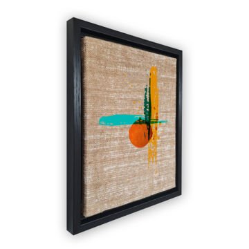 Siyah L Çerçeveli Tablo