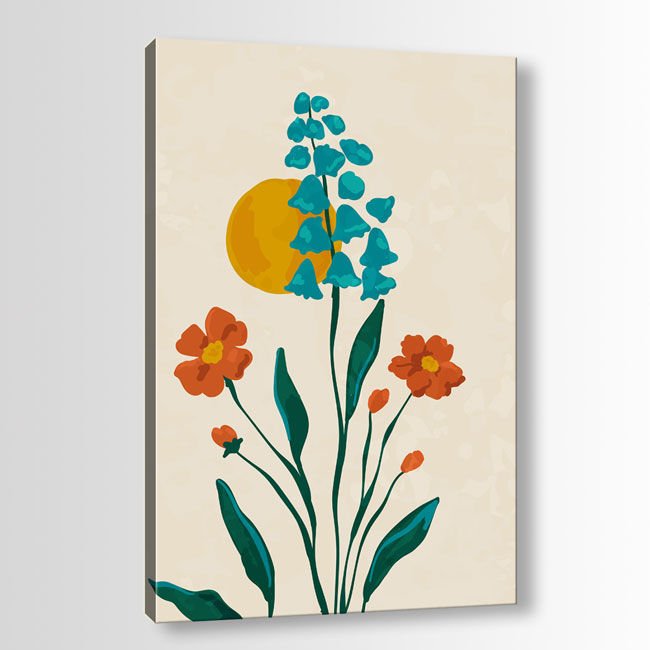 Çiçek Kanvas Tablo 70cm x 100cm