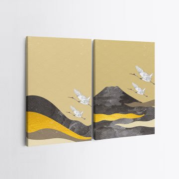 2 Parçalı Kanvas Tablo 70cm x 100cm - 2 Parça