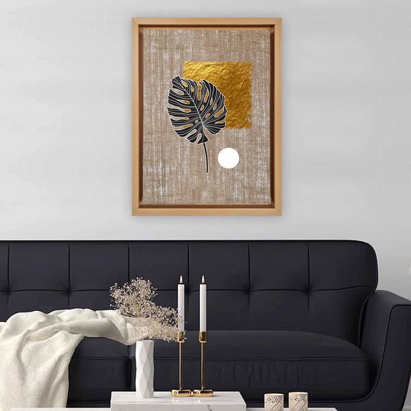 Naturel L Çerçeveli Tablo 46cm x 66cm