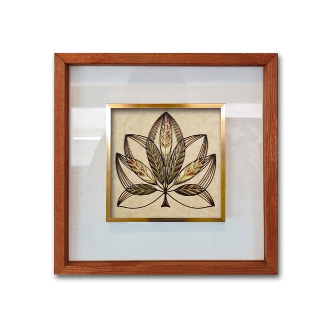 Çerçeveli Cam Paspartulu Tablo