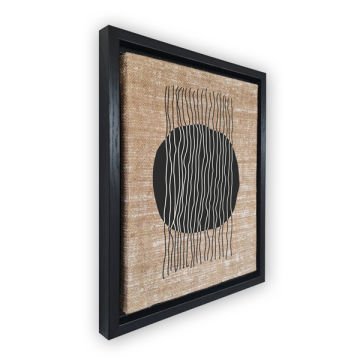 Siyah L Çerçeveli Tablo