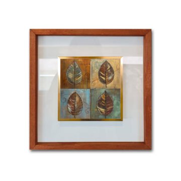 Çerçeveli Cam Paspartulu Tablo 52cm x 52cm