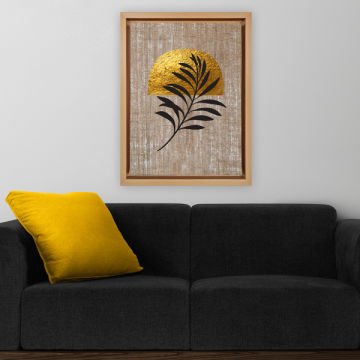 Naturel L Çerçeveli Tablo 96cm x 136cm