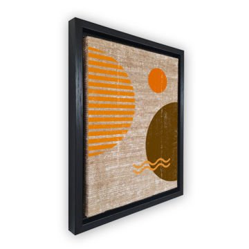 Siyah L Çerçeveli Tablo 96cm x 136cm