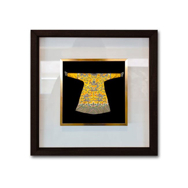 Siyah Çerçeveli Cam Paspartulu Tablo 42cm x 42cm