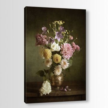 Çiçek Kanvas Tablo 30cm x 40cm