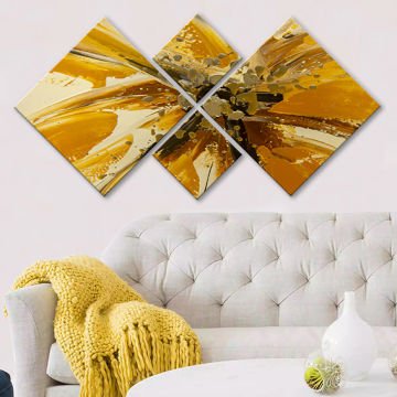 4 Parçalı Mdf Tablo 40cm x 40cm
