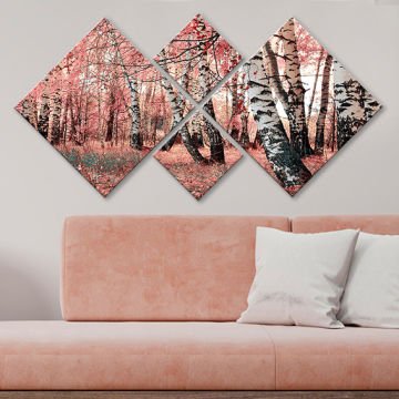 4 Parçalı Mdf Tablo 40cm x 40cm