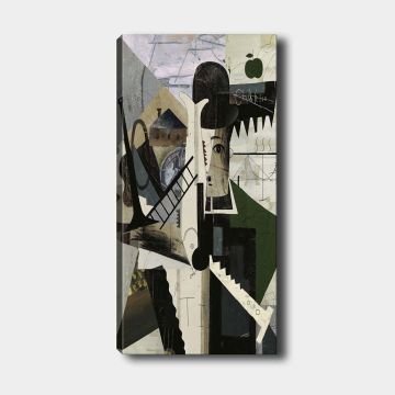 Dikey Kanvas Tablo 30cm x 90cm