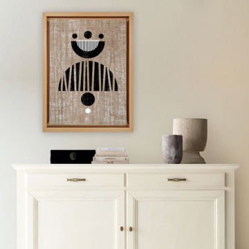Naturel L Çerçeveli Tablo 46cm x 66cm