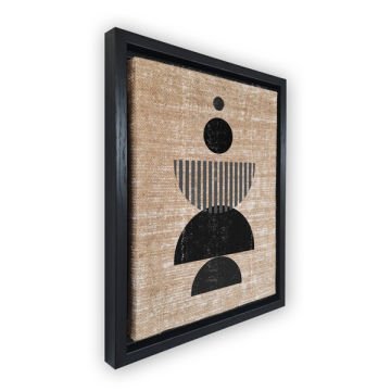 Siyah L Çerçeveli Tablo 46cm x 66cm