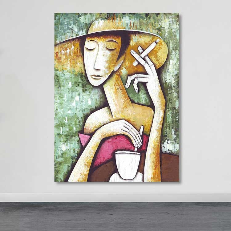 Dev Boyut Kanvas Tablo 100cm x 140cm