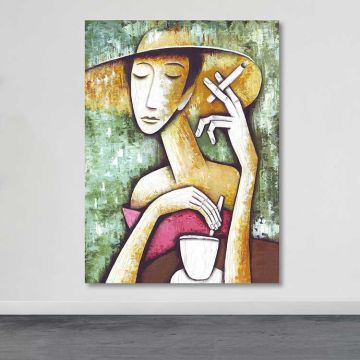 Dev Boyut Kanvas Tablo 100cm x 140cm